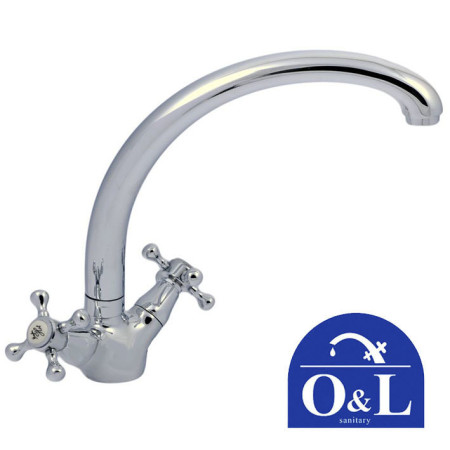 Змішувач для умивальника O&L Mayfair Euro Product (Chr-273)