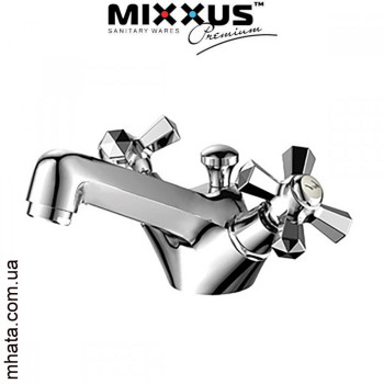 Змішувач для умивальника MIXXUS Premium Retro (Chr-161), Польща