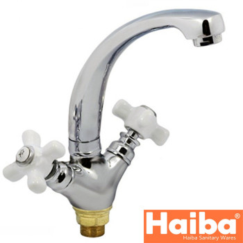 Змішувач для умивальника на гайці HAIBA ODYSSEY (Chr-272)