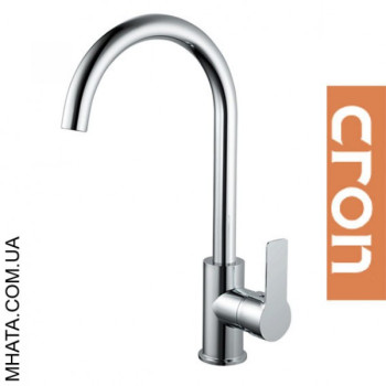 Змішувач для кухні Вухо Cron Enzo (Chr-018), водяний тракт - латунь