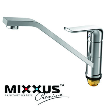 Змішувач для кухні ялинка на гайці 25см MIXXUS Premium Medea (Chr-555), Польща