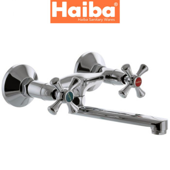 Змішувач для кухні від стіни HAIBA SMES (Chr-361)