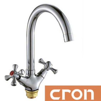 Змішувач для кухні Cron SMES на гайці (Chr-275)