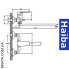 Змішувач для ванни довгий ізлив HAIBA DARIO EURO (Chr-006)