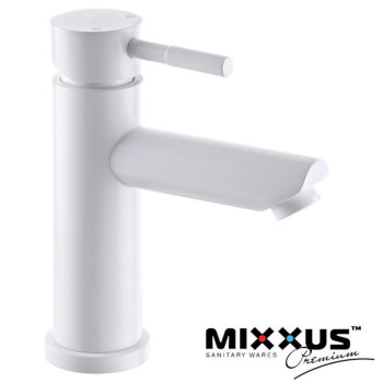 Змішувач для умивальника MIXXUS Sus-001A White (Chr-001-A), Польща (нержавіюча сталь)