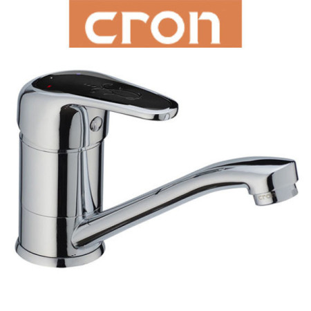 Змішувач для умивальника ялинка на шпильці 15см CRON Magic Black (Chr-004)