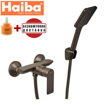 Смеситель для душа HAIBA ALEX GRAPHITE (Chr-003)