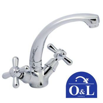 Змішувач для умивальника O&L DOMINOX Euro Product (Chr-272)