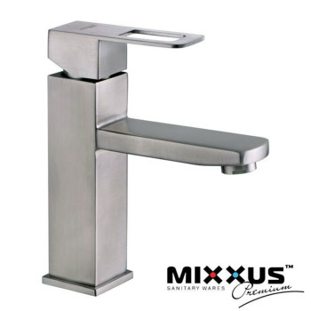 Змішувач для умивальника MIXXUS FIT (Chr-001), Польща (нержавіюча сталь)