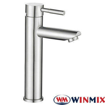 Змішувач для умивальника високий Winmix Sus-001 High (Chr-001-H), Польща (нержавіюча сталь)