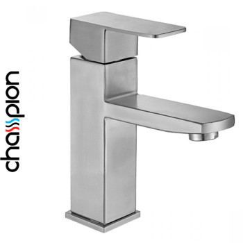 Змішувач для умивальника Champion KUB з нерж. сталі (Chr-001)