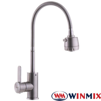 Змішувач для кухні рефлекторний гусак WINMIX Sus-011 REFLECTOR, Польща (нержавіюча сталь)