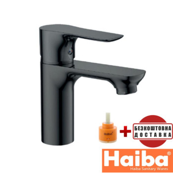 Смеситель для умывальника HAIBA Milano Graphite (Chr-001)