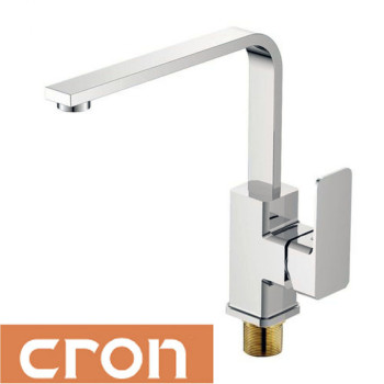 Змішувач для кухні Вухо Cron Kubus (Chr-017)