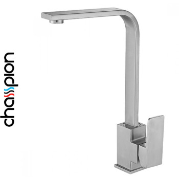 Змішувач для кухні Вухо Champion KUB з нерж. сталі (Chr-011)
