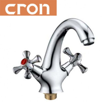 Змішувач для умивальника на гайці Cron SMES (Chr-161)