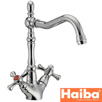 Змішувач для кухні HAIBA SMES Chr-777 (nut)