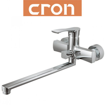 Змішувач для ванни довгий ніс Cron Sonata EURO (Chr-006)