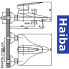 Змішувач для ванни короткий ніс HAIBA DISK Euro (Chr-009)