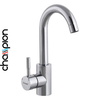 Змішувач для умивальника Champion SUS 001-C Chrome з нерж. сталі хромовані (Chr-001)