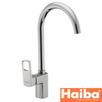 Змішувач для кухні Вухо HAIBA FENIX (Chr-017)