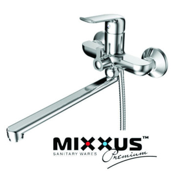 Змішувач для ванни довгий ніс MIXXUS Premium Medea EURO (Chr-006), Польща