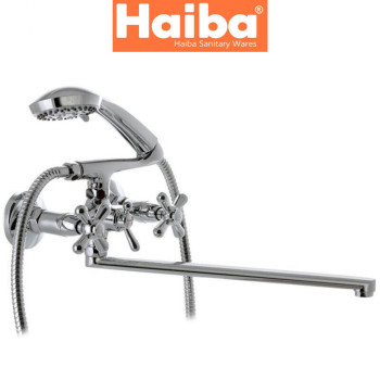 Змішувач для ванни довгий гусак HAIBA DOMINOX (Chr-143)