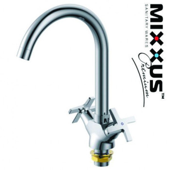 Змішувач для кухні вухо на гайці MIXXUS Premium Galaxy (Chr-275), Польща