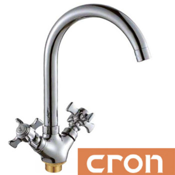 Змішувач для умивальника на гайці Cron Zeus (Chr-275)