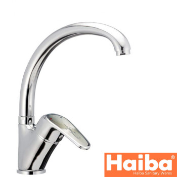 Змішувач для кухні Вухо HAIBA MAGIC (Chr-011)