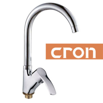 Змішувач для кухні Вухо на гайці Cron Focus G (Chr-777)