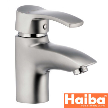 Змішувач для умивальника HAIBA FOCUS SATIN-001