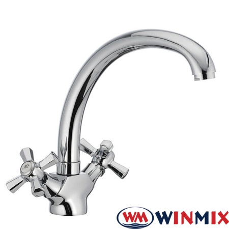 Змішувач для кухні вухо Winmix Premium Retro (Chr-273), Польща