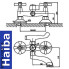 Змішувач для ванни короткий ніс HAIBA SMES (Chr-142)