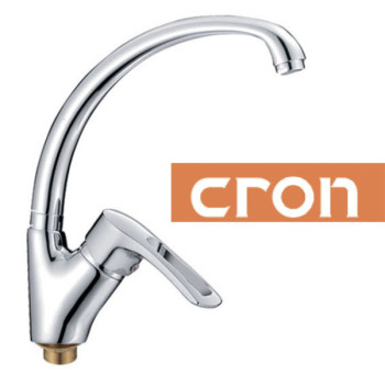 Змішувач для кухні Вухо на гайці Cron Hansberg (Chr-777)