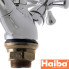 Змішувач для умивальника на гайці HAIBA SMES (Chr-274)