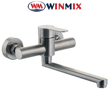 Змішувач для кухні від стіни WINMIX DAX 005, Польща (нержавіюча сталь)
