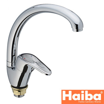 Змішувач для кухні Вухо на гайці HAIBA MAGIC Chr-777 (nut)