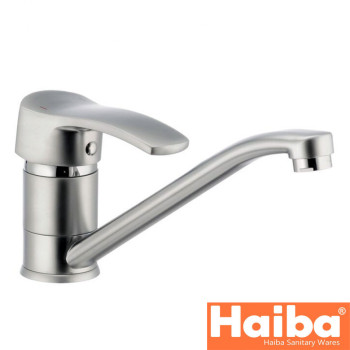 Змішувач для кухні ялинка на шпильці HAIBA FOCUS SATIN-004 25см