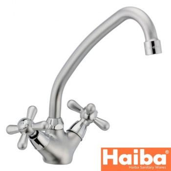Змішувач для кухні HAIBA DOMINOX Satin (Chr-271)