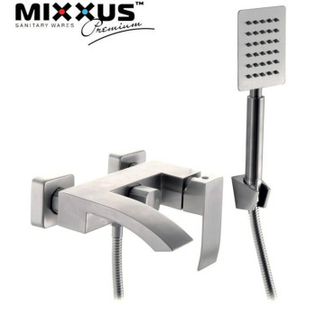 Змішувач для ванни короткий ніс MIXXUS AMA (Chr-009), Польща (нержавіюча сталь)