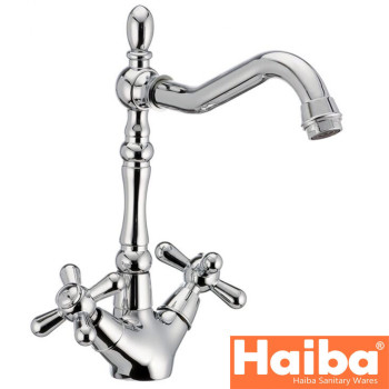 Змішувач для кухні HAIBA DOMINOX Chr-777 (nut)