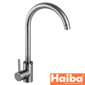 Змішувач для кухні Вухо HAIBA Sus 011 з нержавіючої сталі
