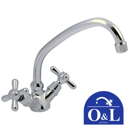 Змішувач для умивальника O&L DOMINOX Euro Product (Chr-271)