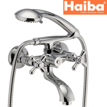 Змішувач для ванни короткий ніс HAIBA DOMINOX (Chr-142)