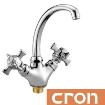 Змішувач для умивальника на гайці Cron Zeus (Chr-272)