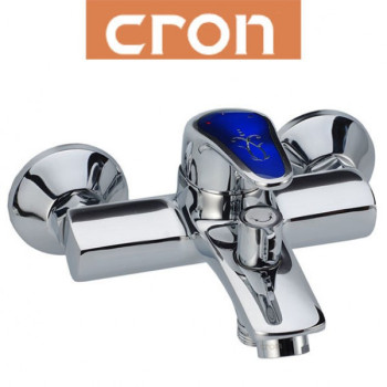 Змішувач для ванни короткий ніс Cron Magic Blue (Chr-009)
