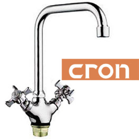 Змішувач для умивальника на гайці Cron Zeus (Chr-276)