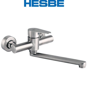 Змішувач для кухні від стіни HESBE Dax (Chr-005) (нержавіюча сталь Sus 304)