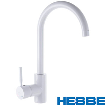 Змішувач для кухні Вухо HESBE HANS WHITE-011 (білий)